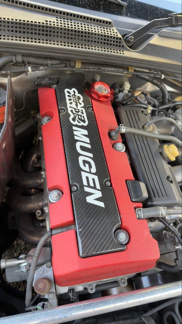 s2000プラグカバーカーボン製