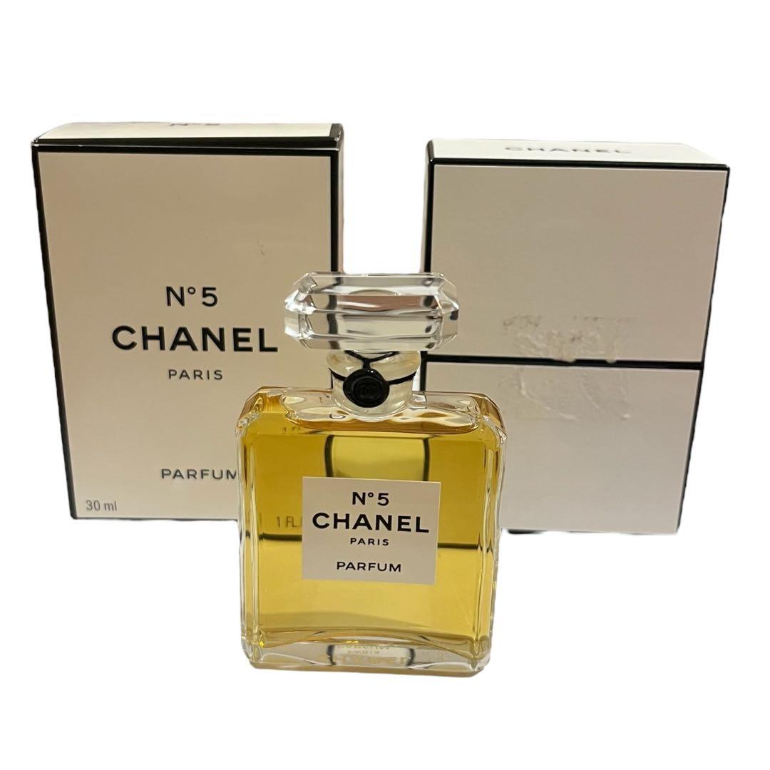美品 CHANEL シャネル N°5 パルファム 残量多 箱 香水 フレグランス