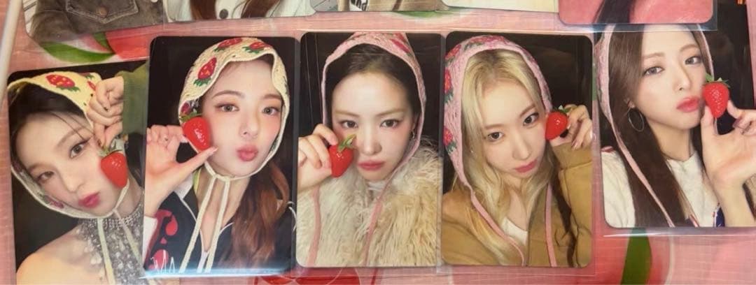 itzy GOLD makestar 限定 特典 イチゴ 5枚セット