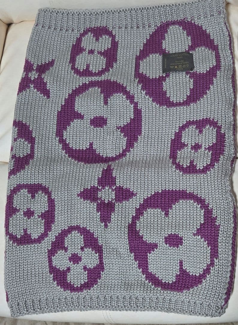 【スマイル】LOUIS VUITTON ウール ネックウォーマー