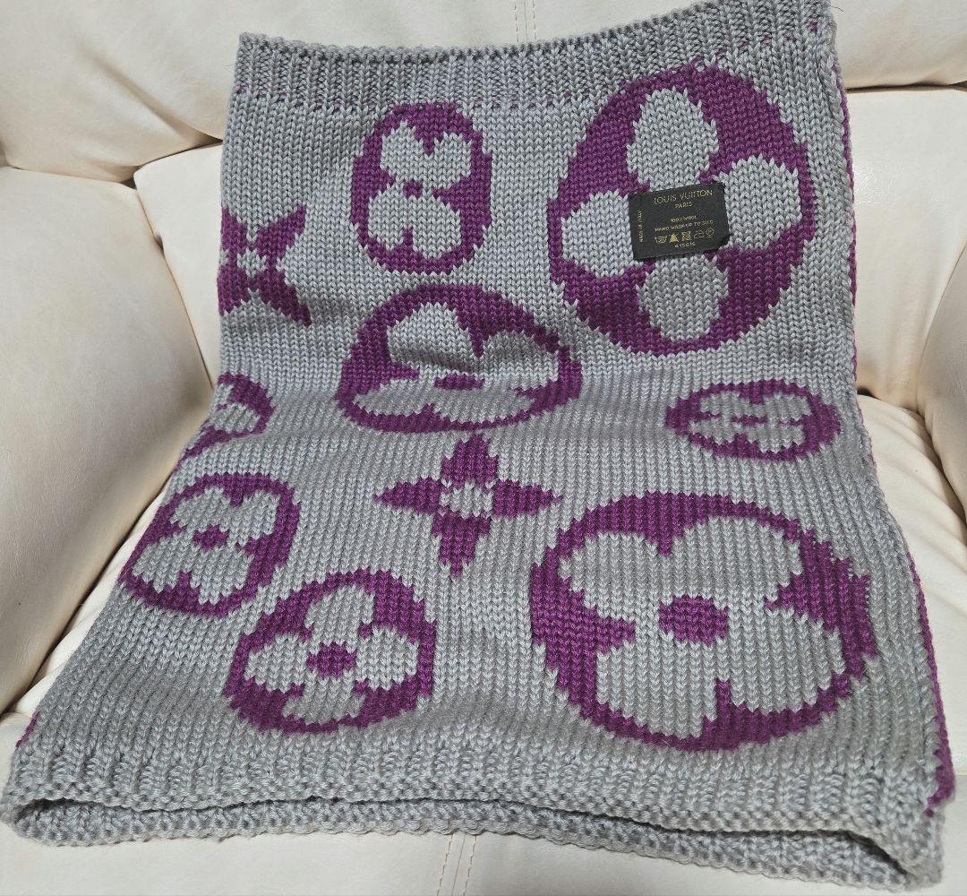 【スマイル】LOUIS VUITTON ウール ネックウォーマー