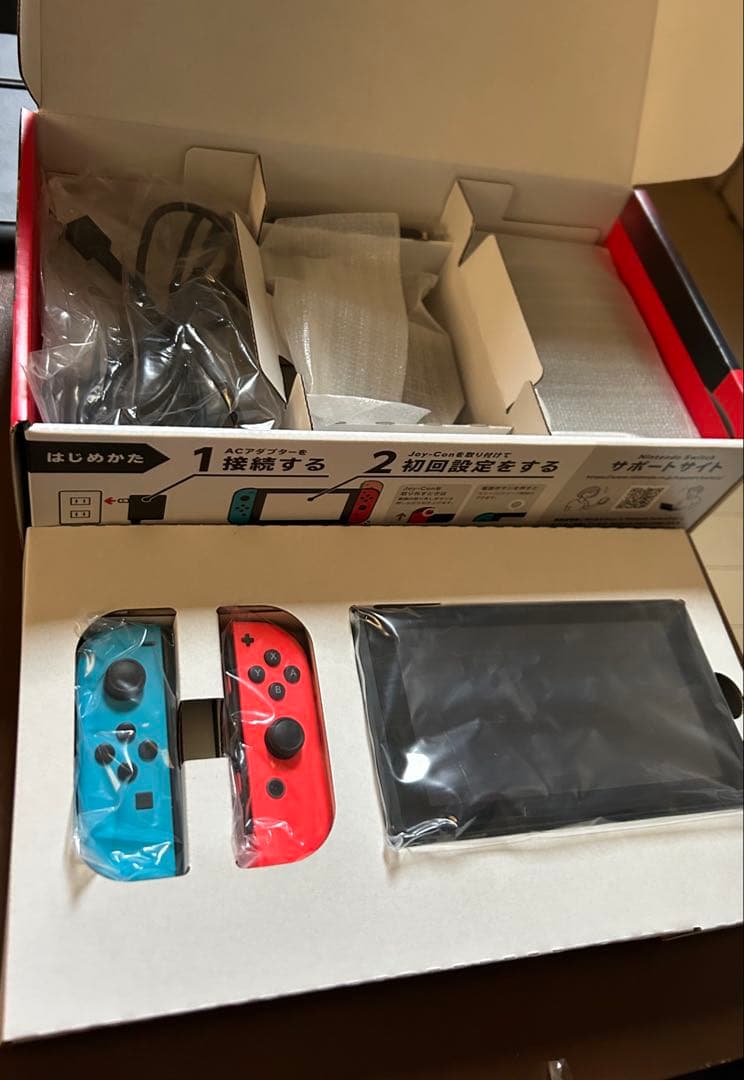 Nintendo Switch 本体 青/赤　美品
