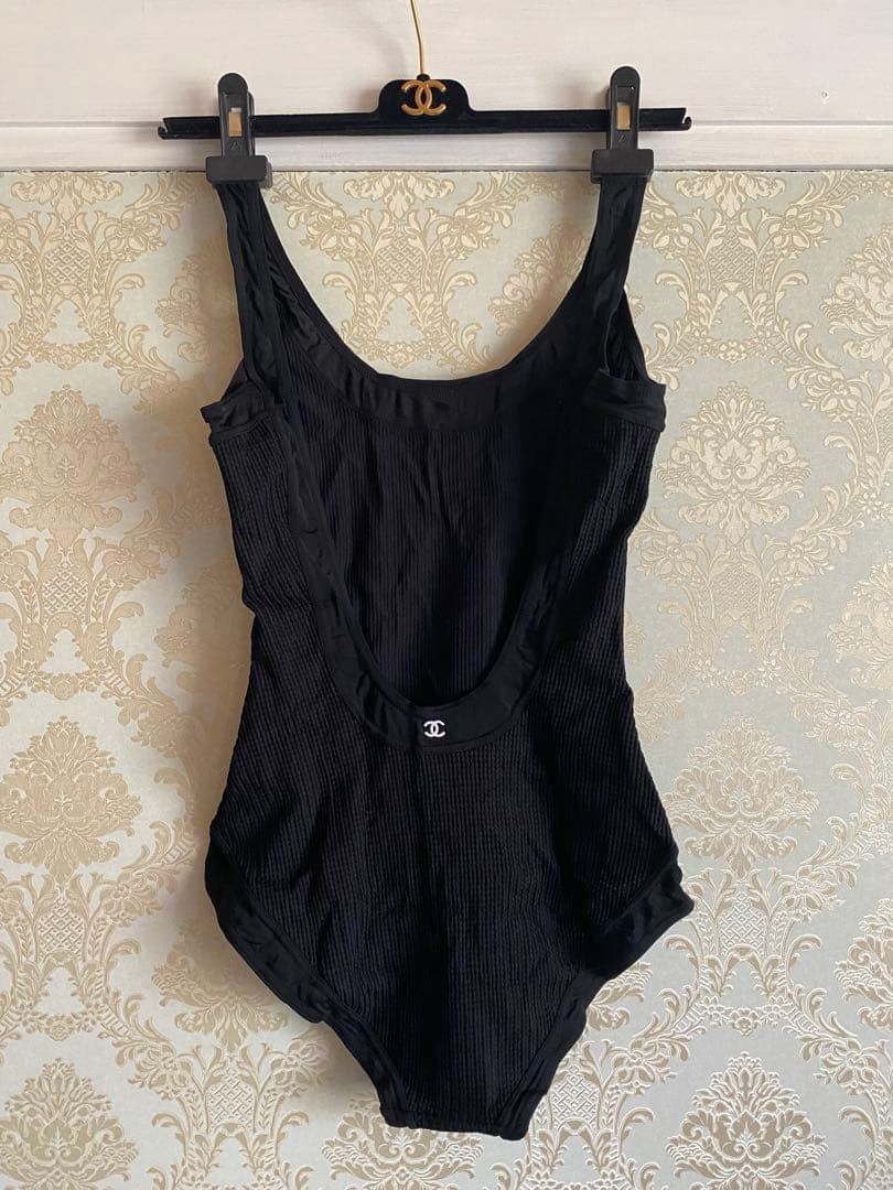 【CHANEL】SwimSuit 水着 38 BLACK