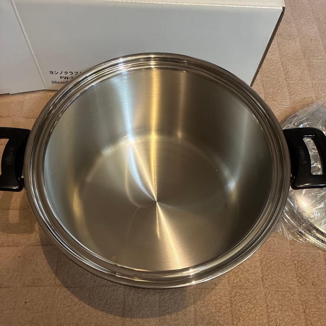 ヨシノクラフト　両手鍋　26cm 未使用保管品　pw-26