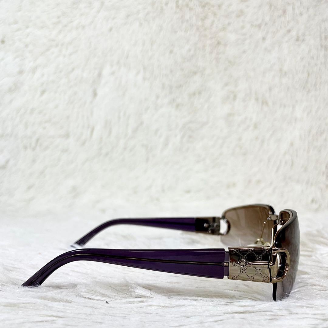 GUCCI　ホースビット　サングラス　2766　ブラウンレンズ　ゴールドフレーム