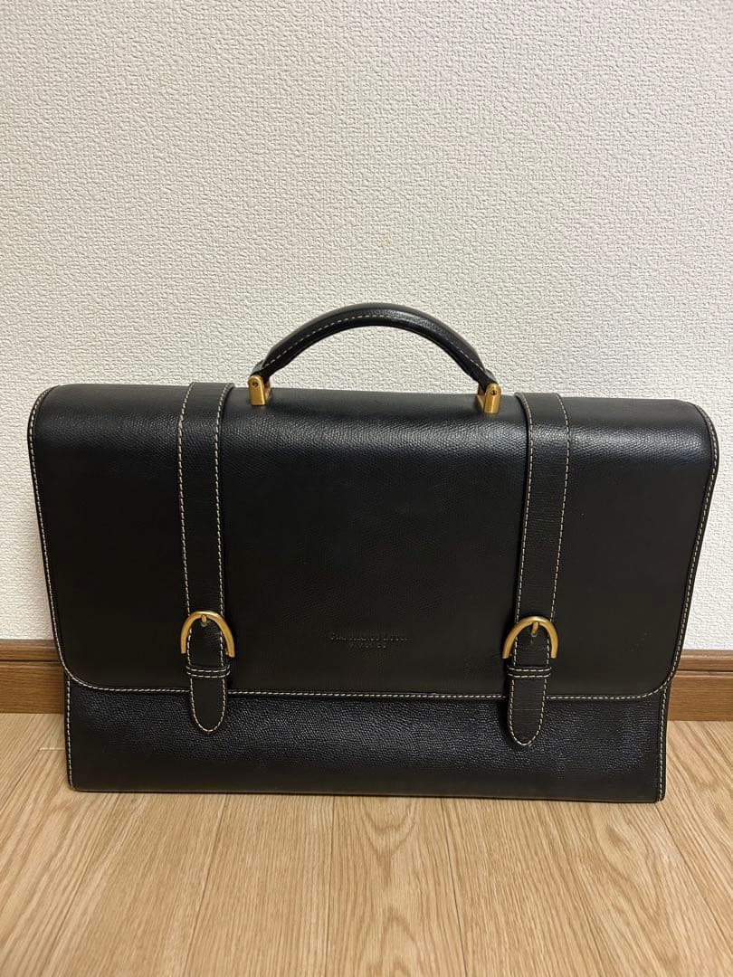 ビジネスバッグ　ストラップ付き　イタリア製　　値下げ