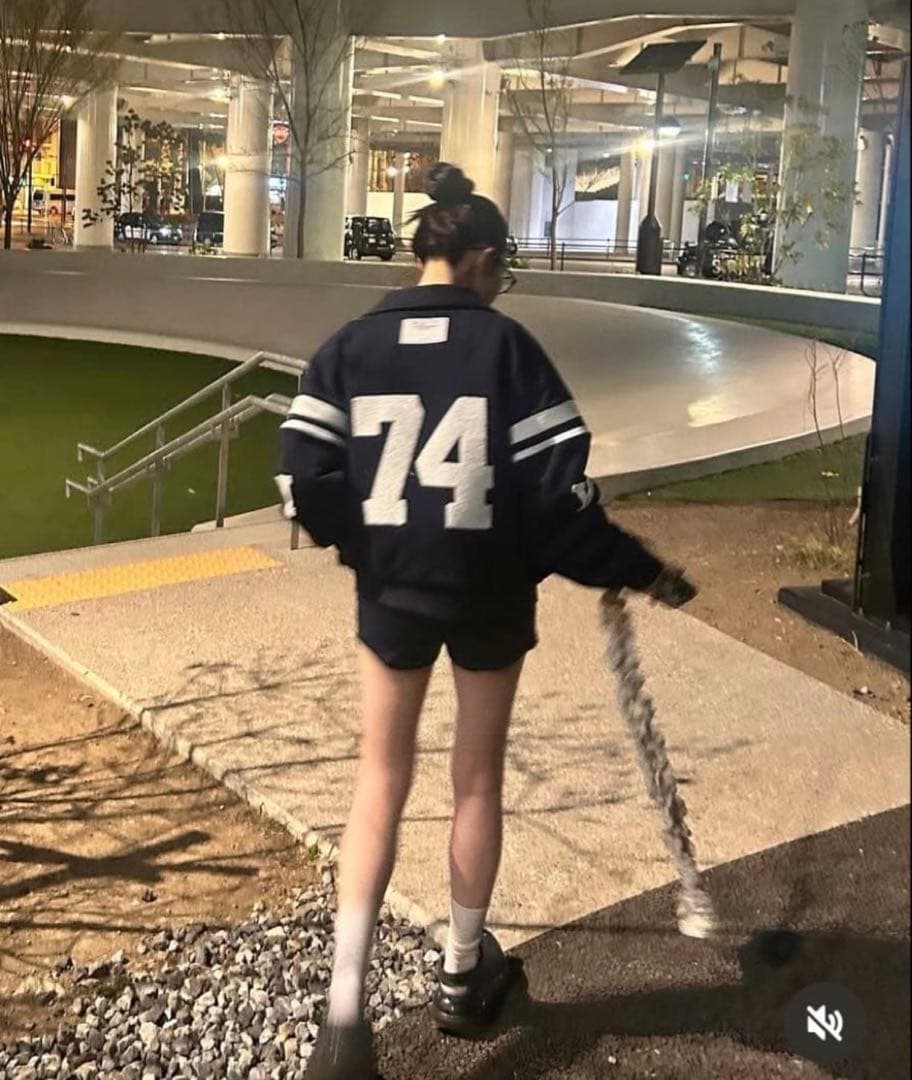 ZARA 完売品 Yale キルティングジャケット Lサイズ 美品✨スタジャン