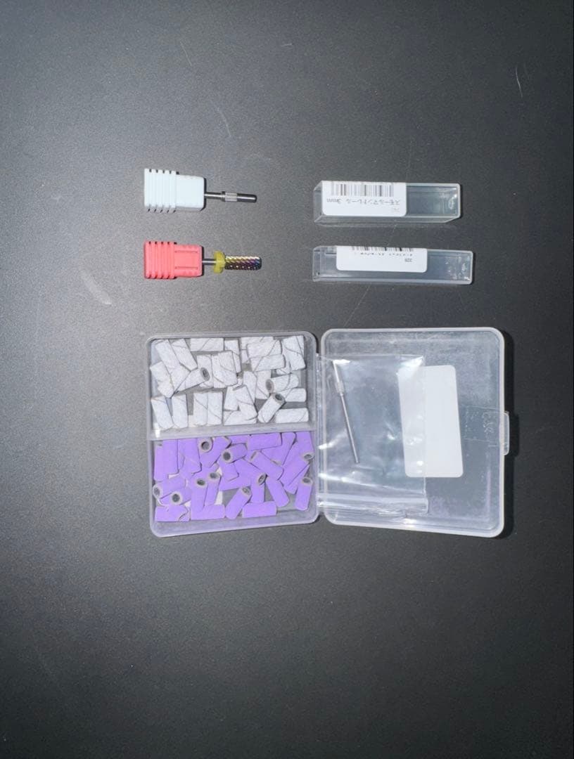 USB充電式ネイルドリルとビットセット