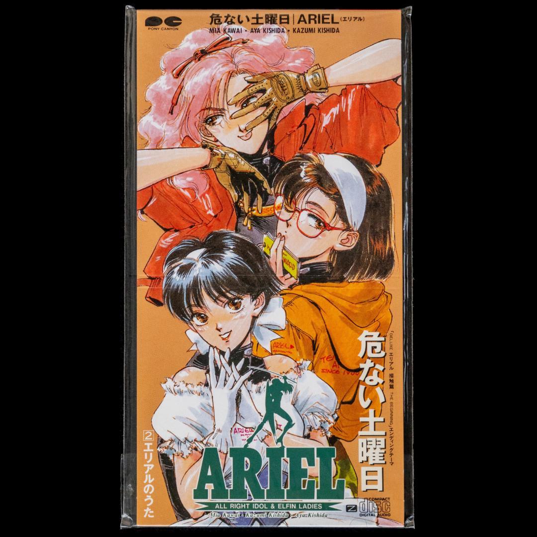 LD ARIEL エリアル 全4枚 カセット3巻 CD4枚 セル画 設定資料集