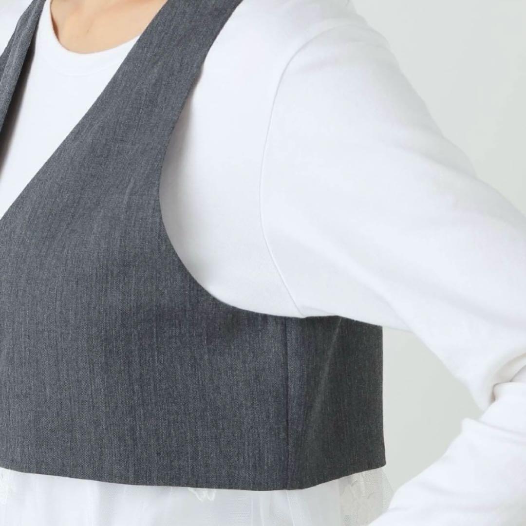 イエナ チュールレースノースリーブベスト