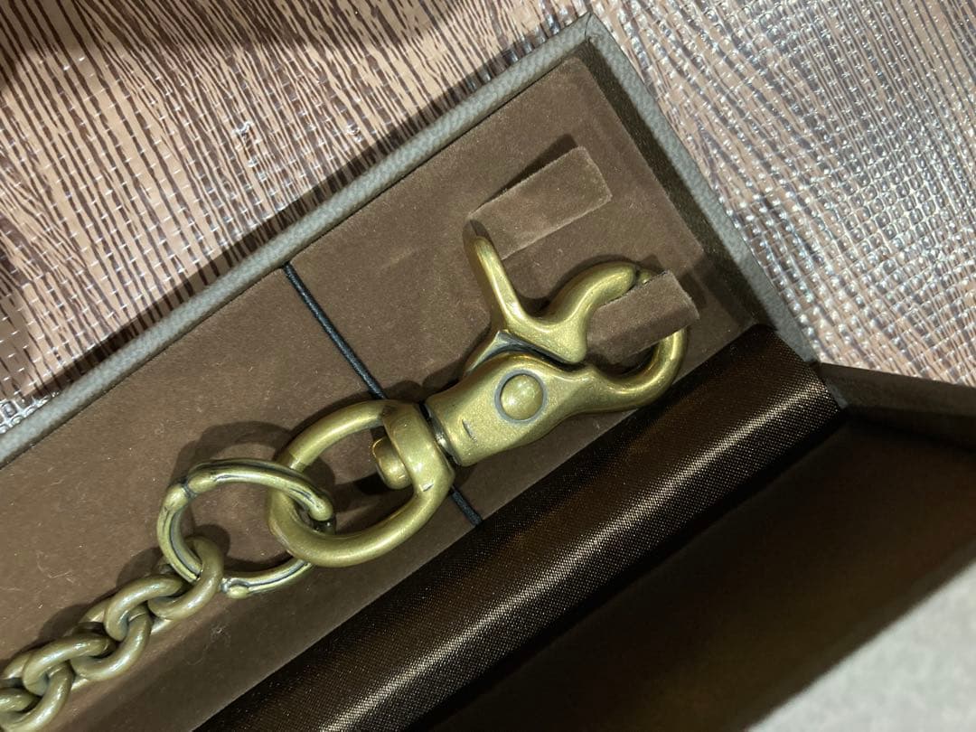 ピーナッツカンパニー　ウォレットチェーン　真鍮