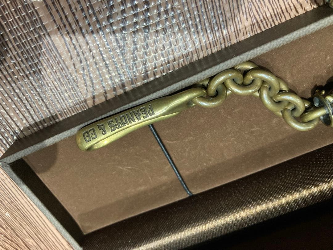 ピーナッツカンパニー　ウォレットチェーン　真鍮