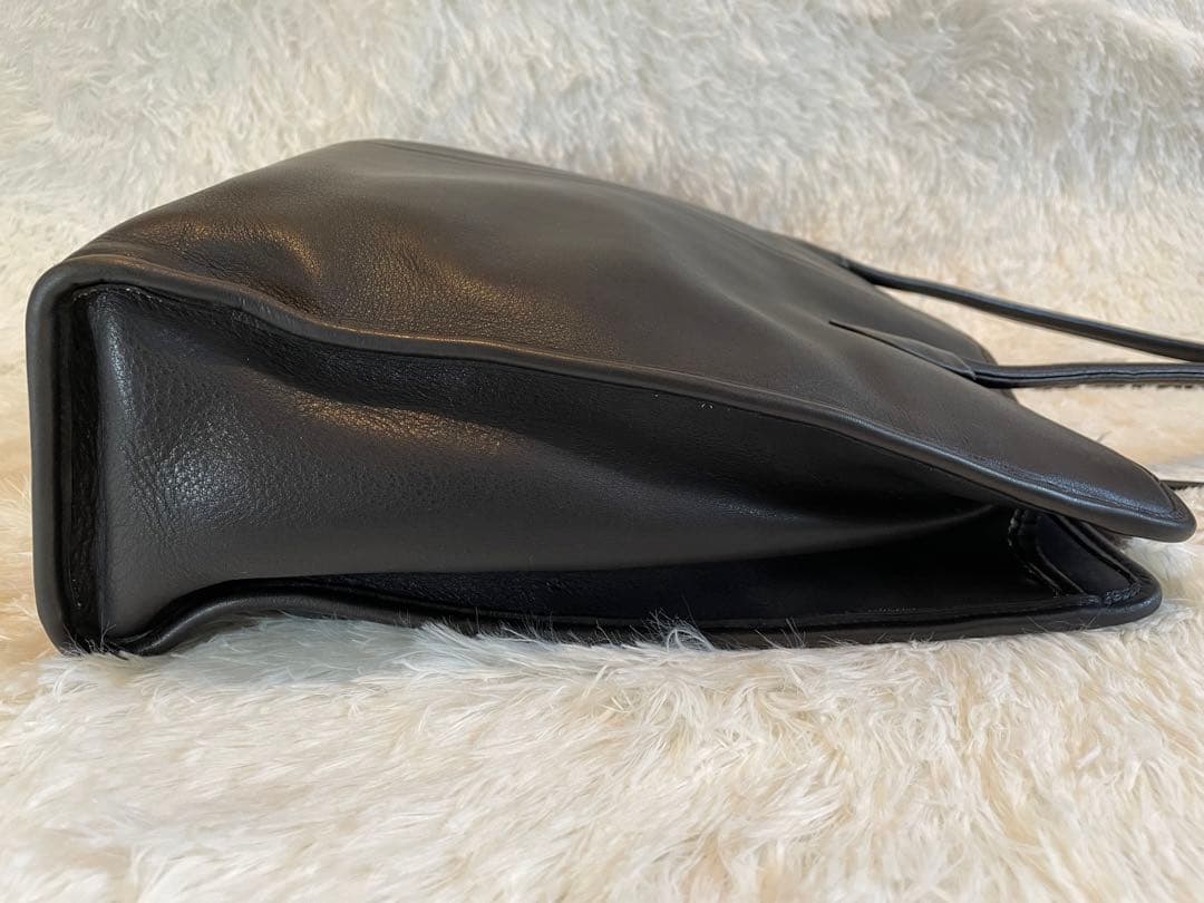 COACH オールドコーチ　トートバッグ　肩掛け　A4収納　黒　7303