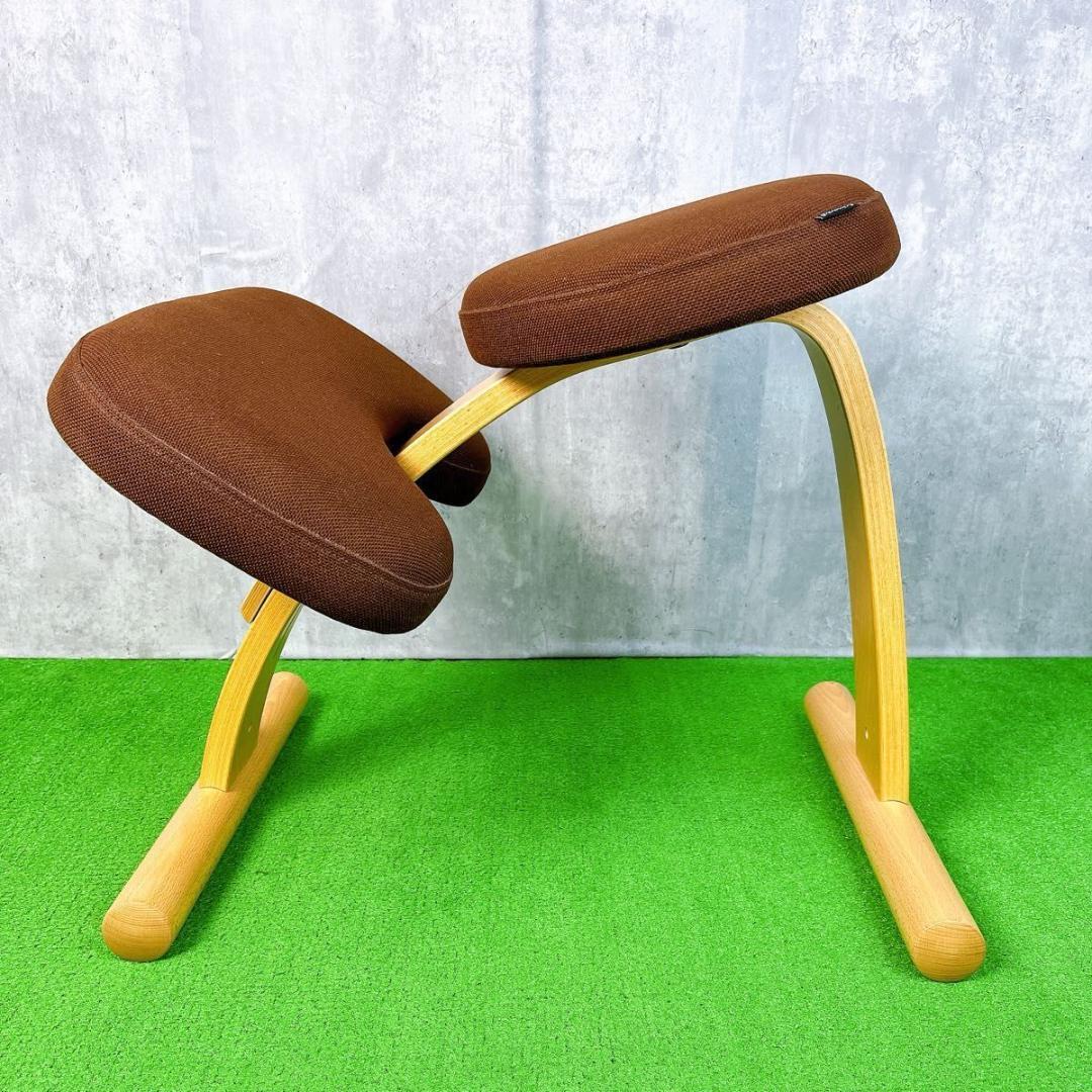 良品 サカモトハウス バランスイージー　チェア　姿勢矯正　正規品　ブラウン