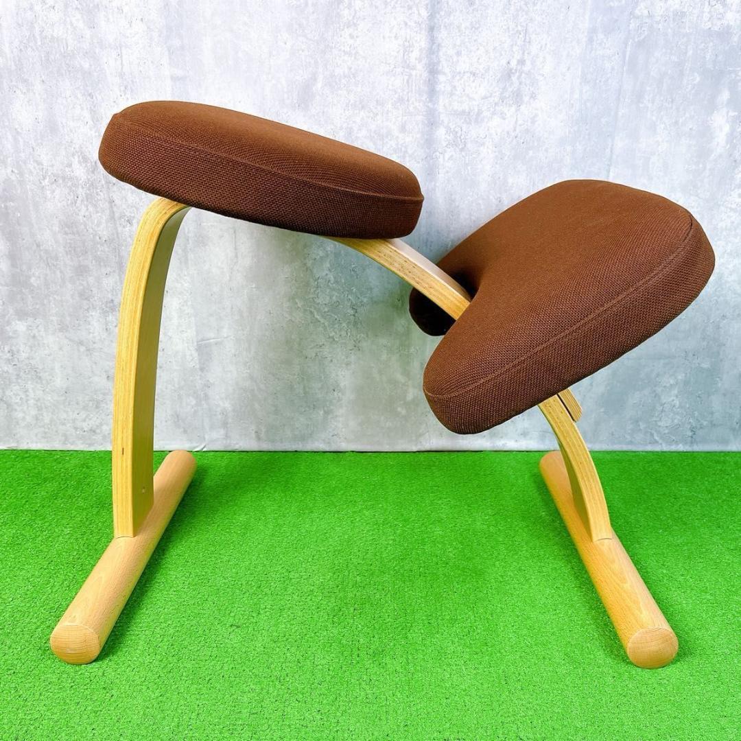 良品 サカモトハウス バランスイージー　チェア　姿勢矯正　正規品　ブラウン