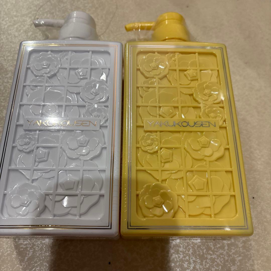 やんち様やくこうせん ボディソープセット ホワイト・イエロー 各500ml 3本