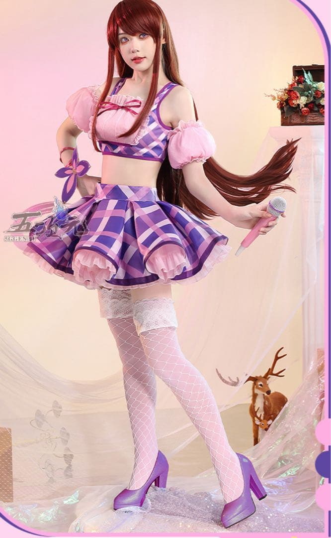 紫吹蘭 コスプレ ウィッグ込