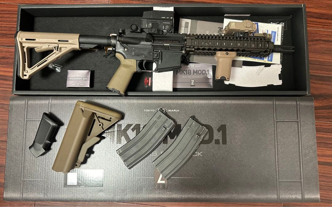 東京マルイ　mk18 mod1 ガスブーロバック