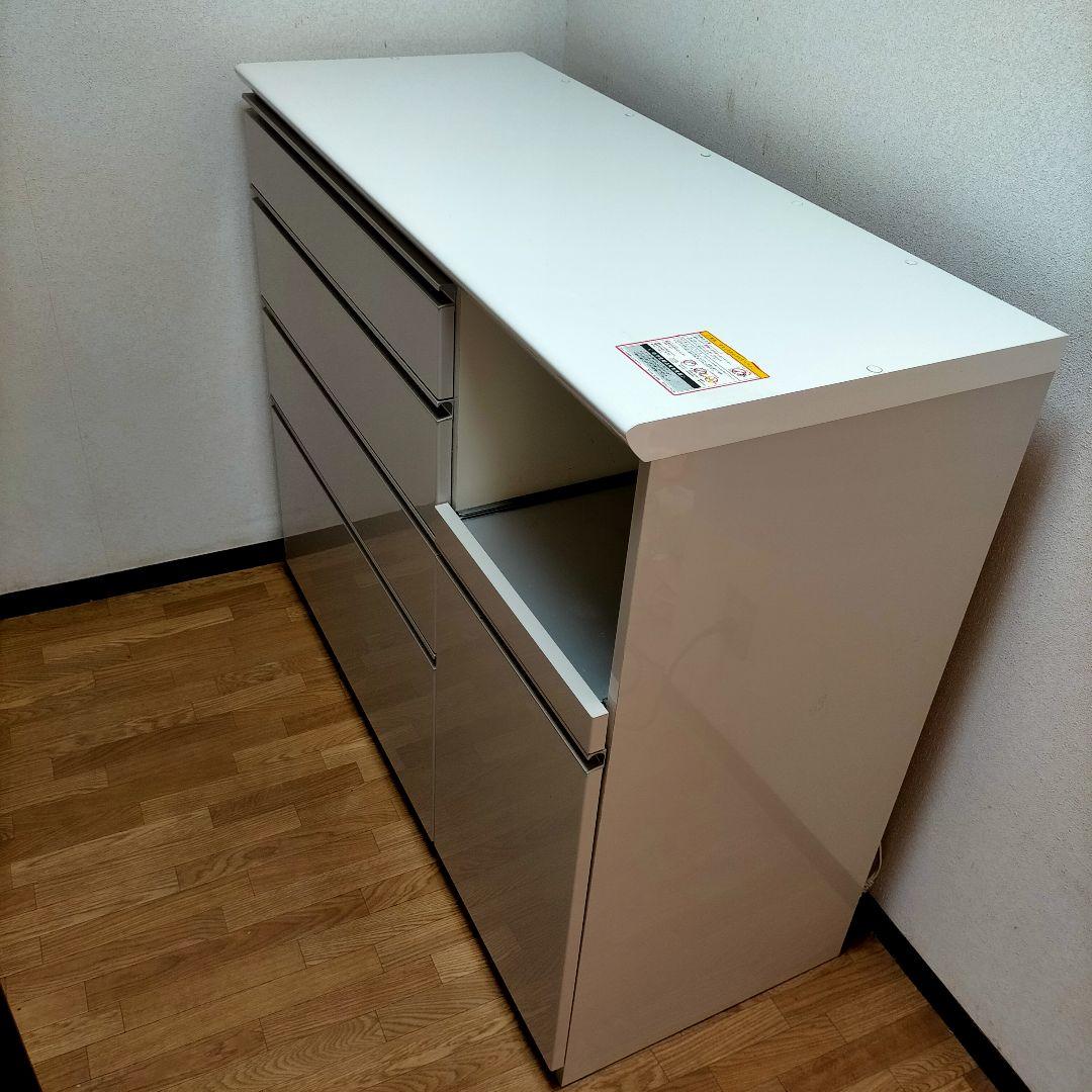 【明日11日まで】パモウナ 食器棚 幅120 キッチンボード