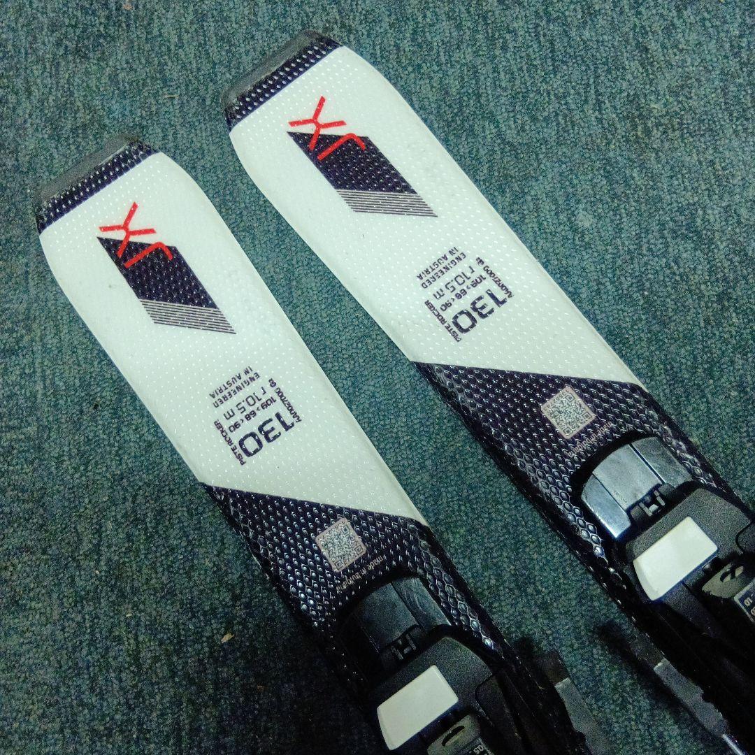 メンテナス済 130cm/ATOMIC スキー 板 靴/ストック付