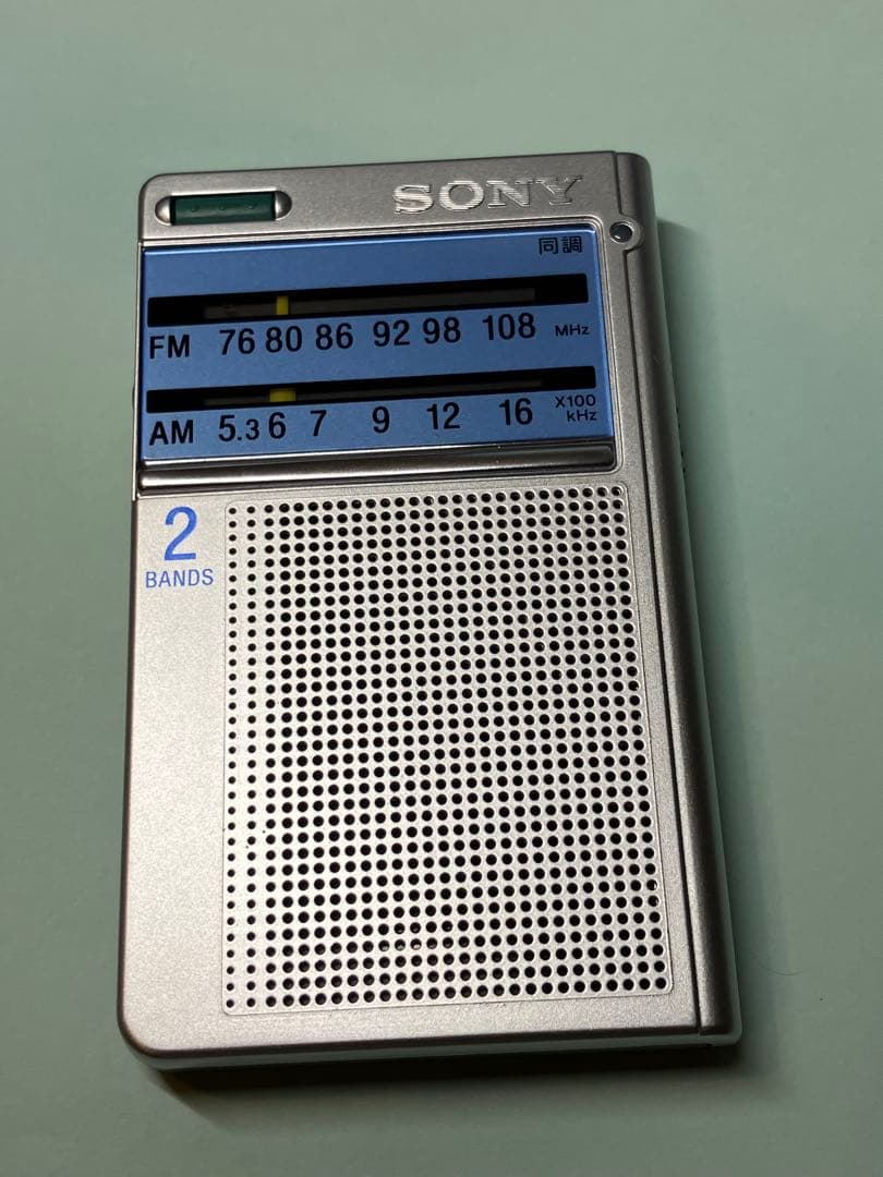 更に値下げしました、SONY ICF-T46 ポケットラジオ 名刺サイズ新品同様