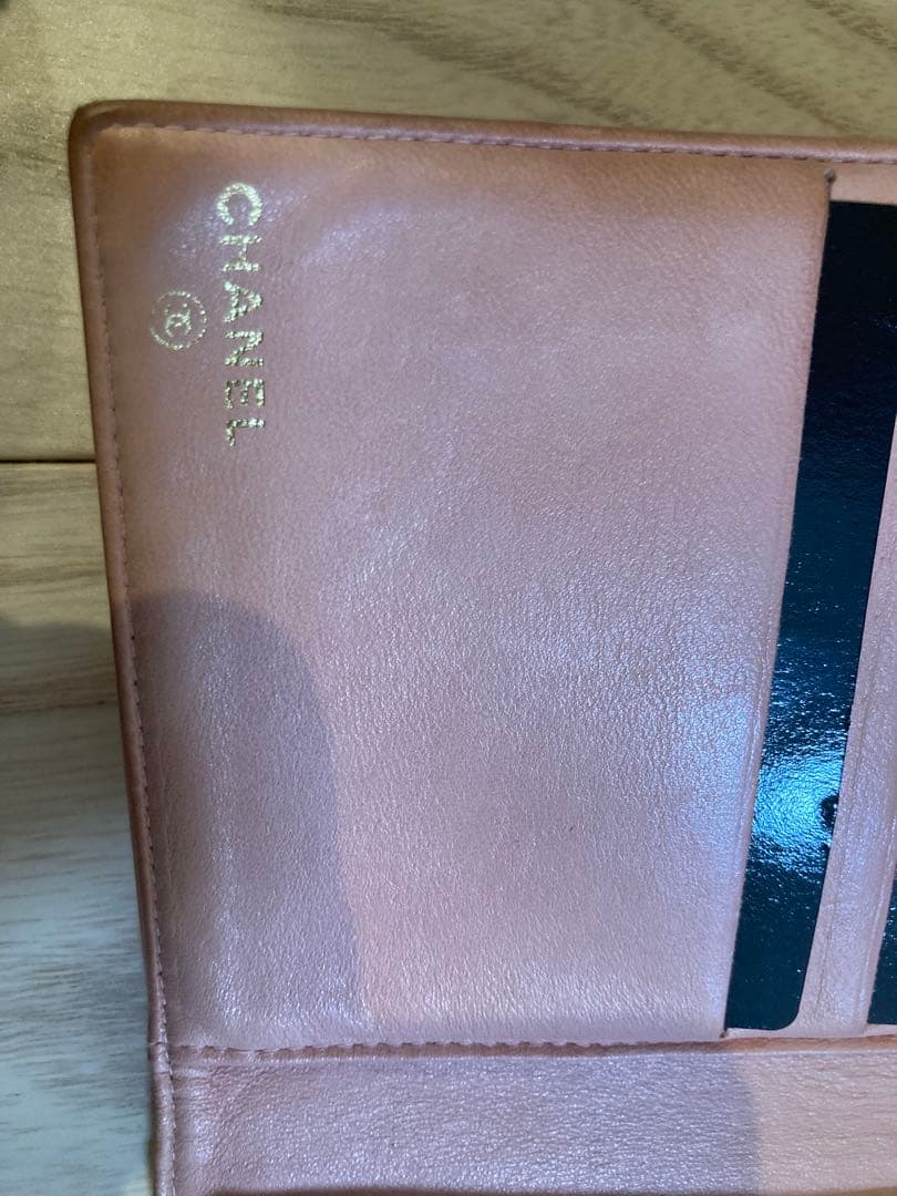 CHANEL シャネル　ピンク 長財布　キャビアスキン