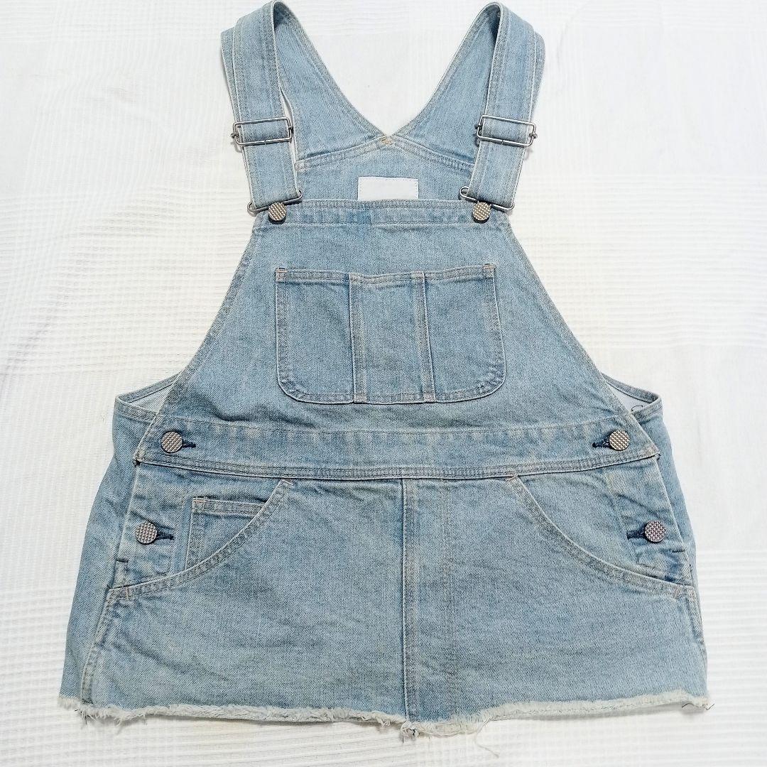 美品 フェノメノン penomenon オーバーオール カットオフ デニム 38