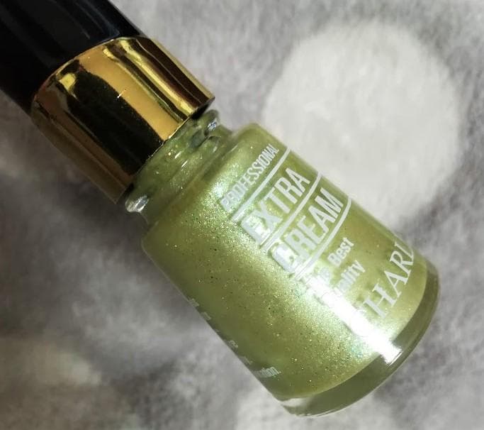 ネイルカラー★マニキュア★189★超速乾★つぶラメシャーベットグリーン★