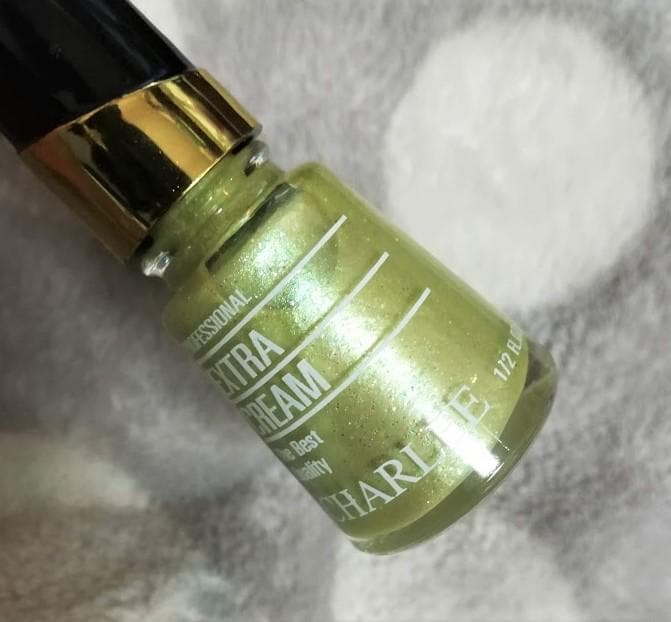 ネイルカラー★マニキュア★189★超速乾★つぶラメシャーベットグリーン★