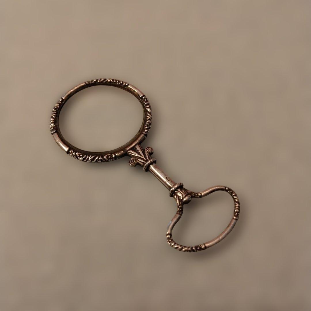 お値下げ　純銀　ペンダントルーペ　925刻印