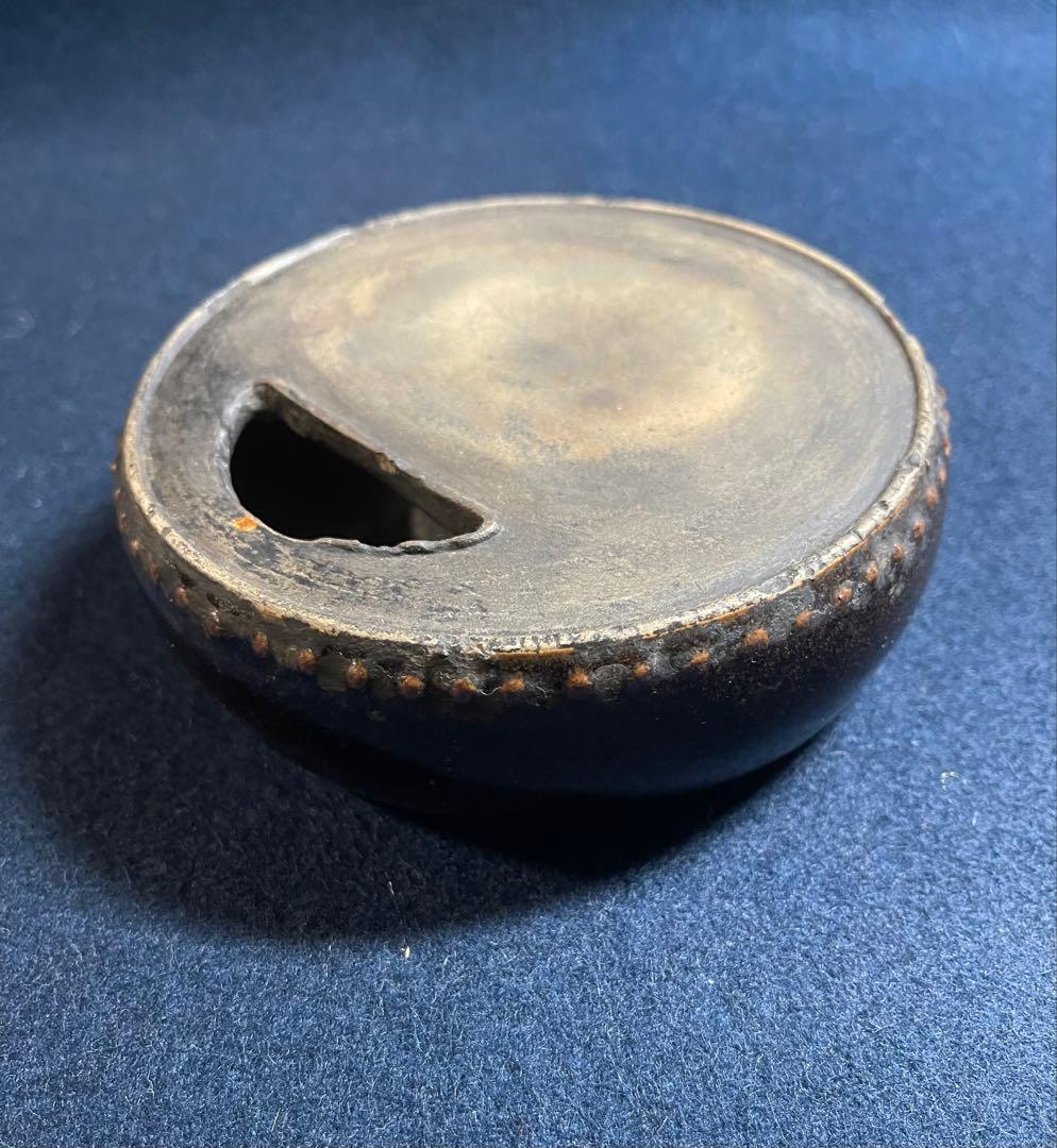 【墨研】abc18 陶硯◆太鼓型焼成硯 大正時代◆古玩◆骨董品 貴重！
