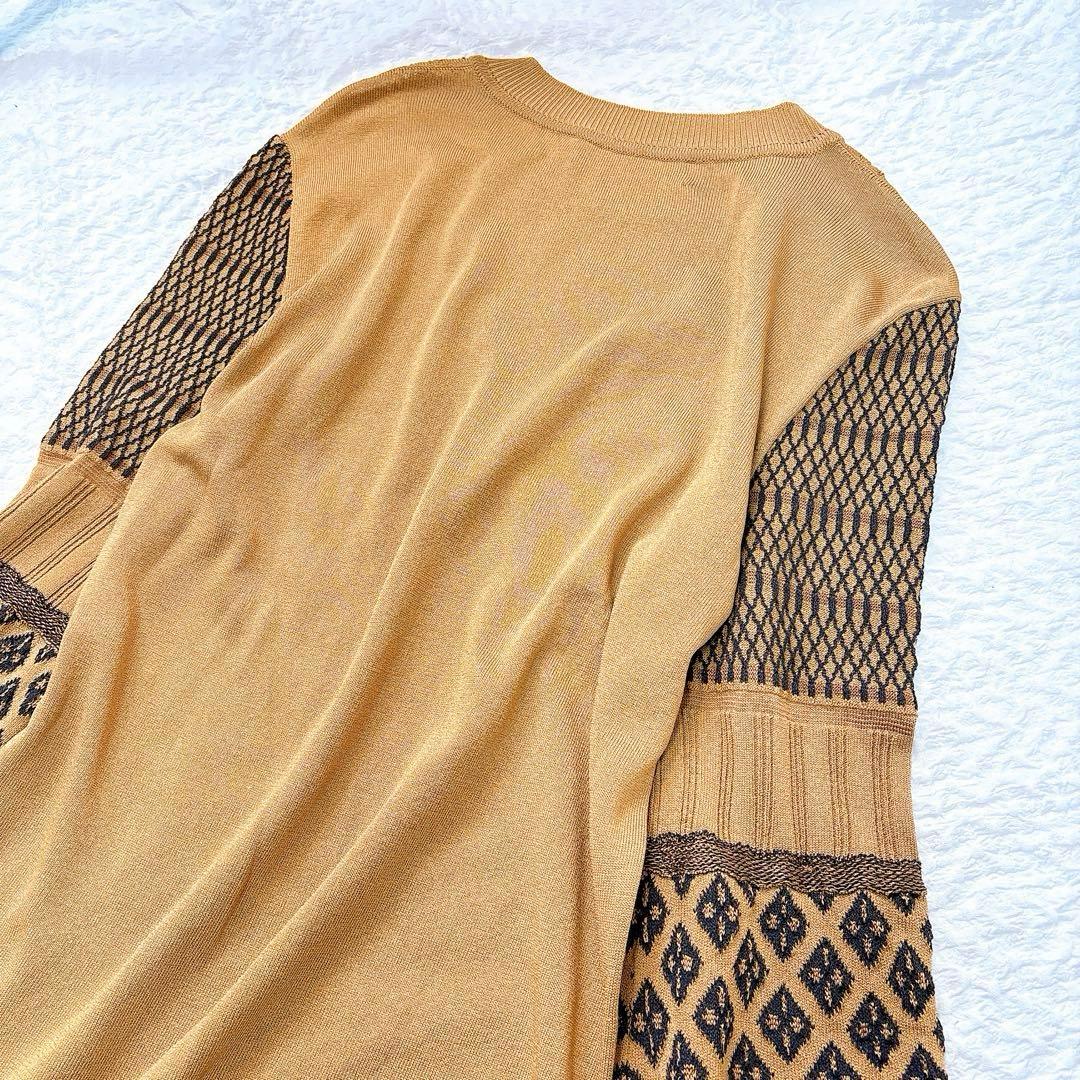 マメクロゴウチ/19ss Iラインニットドレス　ワンピース　人気デザイン