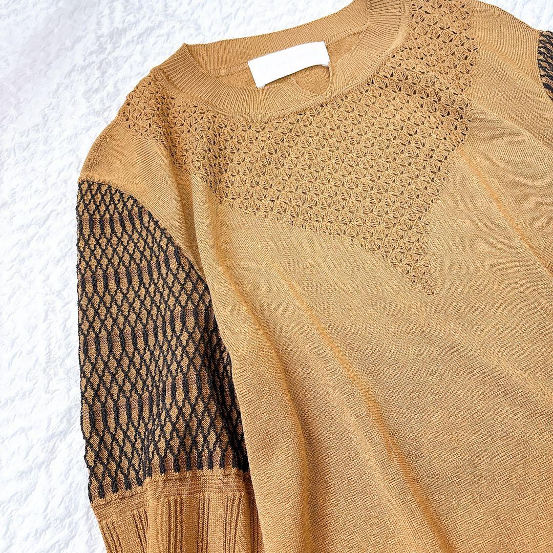 マメクロゴウチ/19ss Iラインニットドレス　ワンピース　人気デザイン