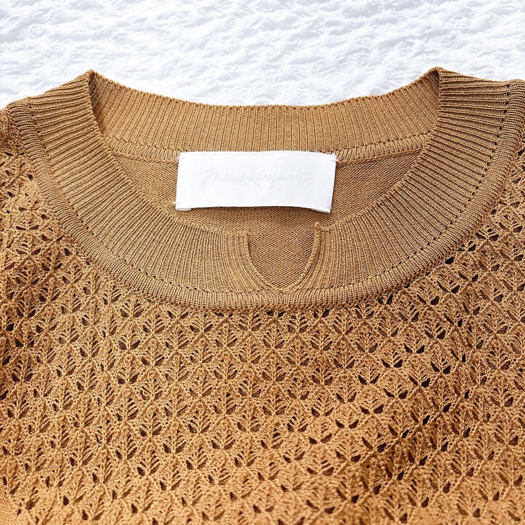 マメクロゴウチ/19ss Iラインニットドレス　ワンピース　人気デザイン