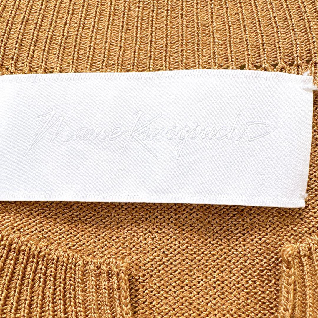 マメクロゴウチ/19ss Iラインニットドレス　ワンピース　人気デザイン