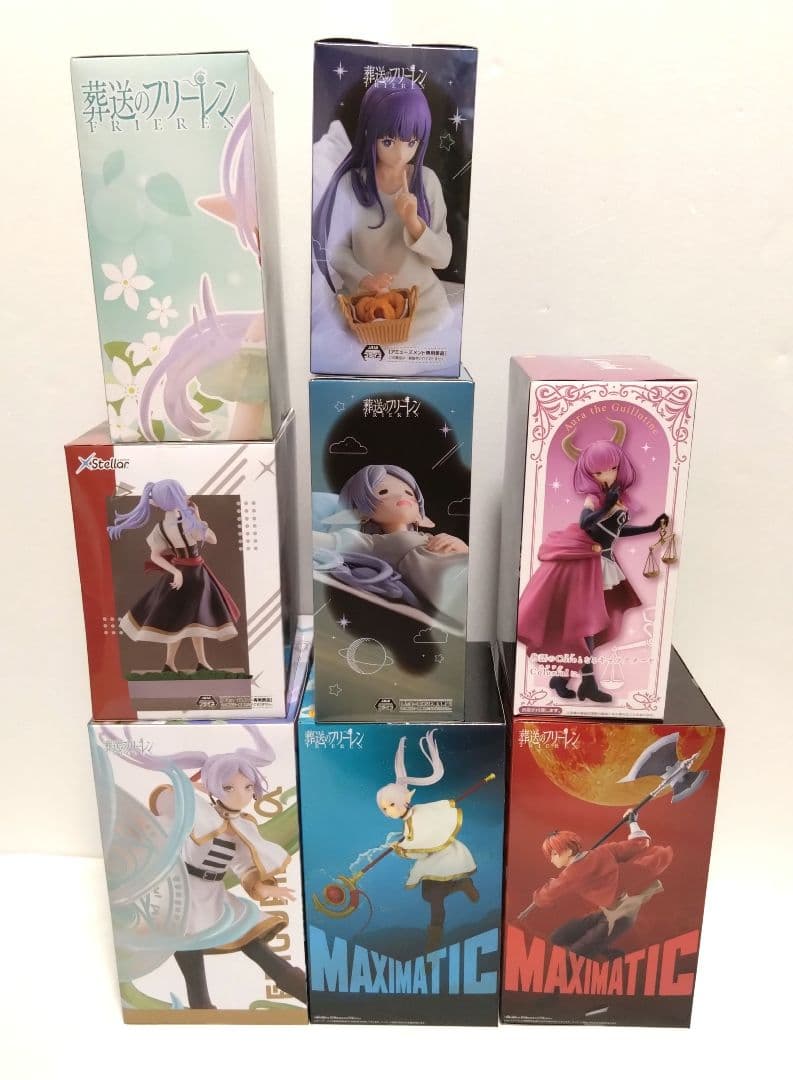 【葬送のフリーレン】フィギュア計８点MAXIMATIC／魔法の高み／一眠り／他