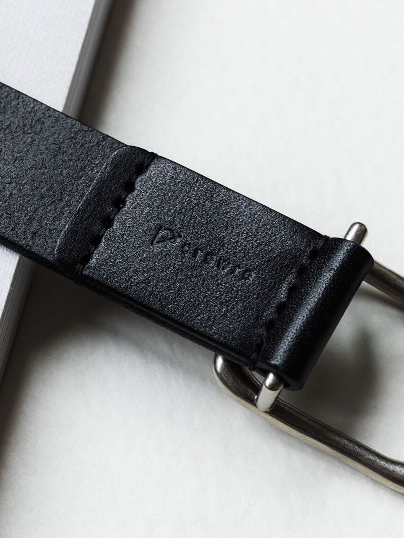 crewre ボタンスタッズレザーベルト