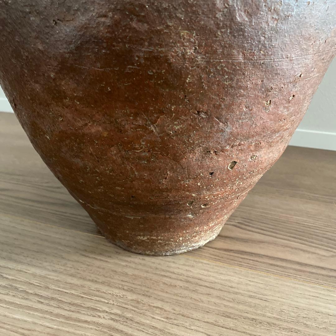 陶器　壺　花入　特大