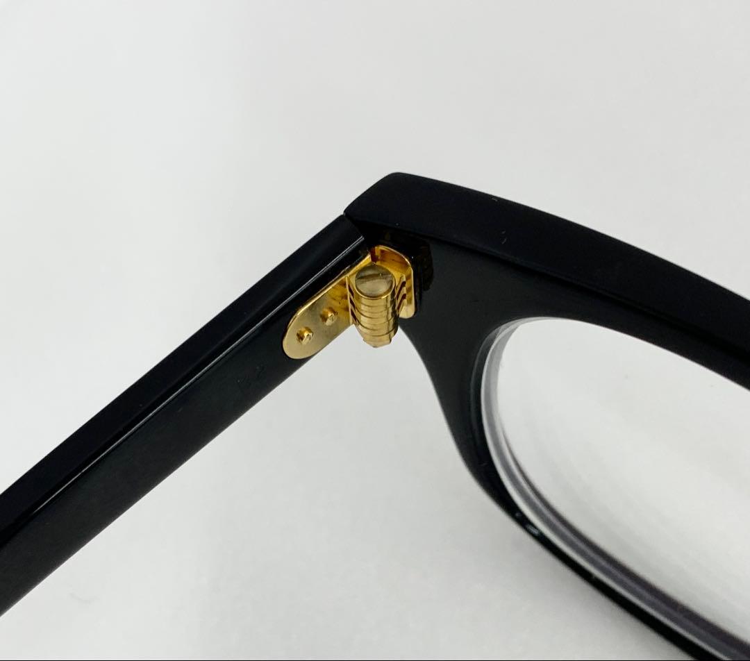 R*1様 白山眼鏡 1975 B2 ブラック 度入りメガネ ケース付き