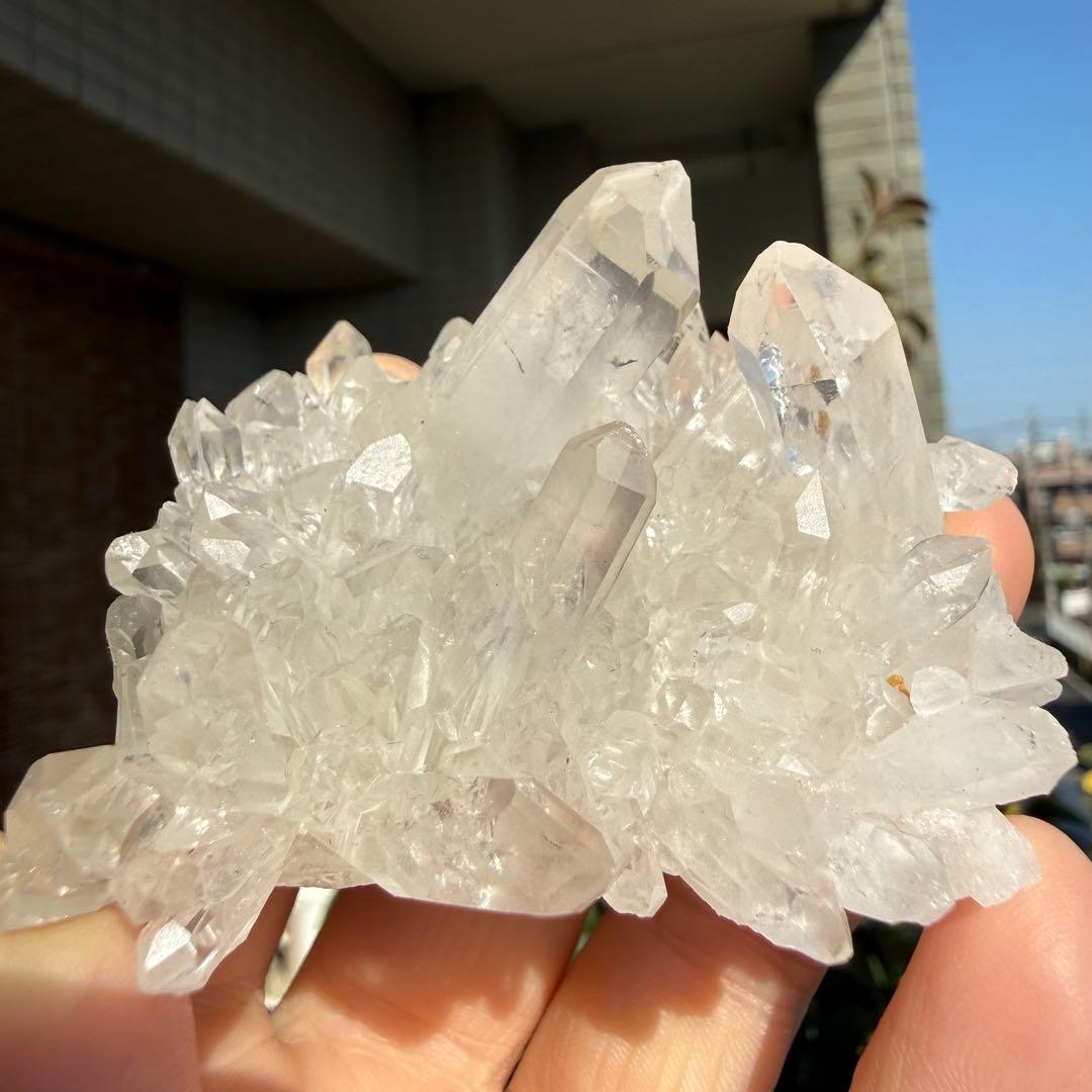 自然色　水晶クラスター モリオン　13個セット　1kg 水晶　原石　自然石c1