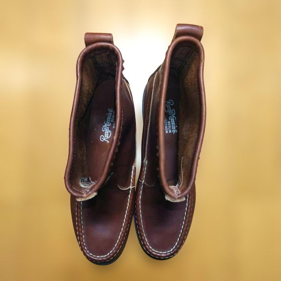 美品 Russell Moccasin ノックアバウト ブーツ ラッセルモカシン