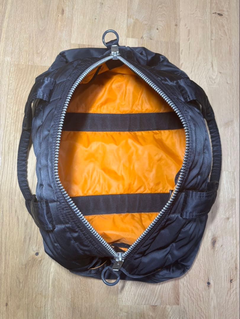 ポーター　タンカー　ドラムバッグ　ブラック