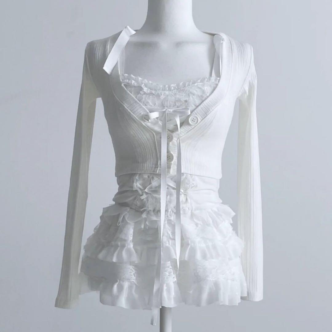 palesop ♡ ベティスカート 姫ギャル ホワイト