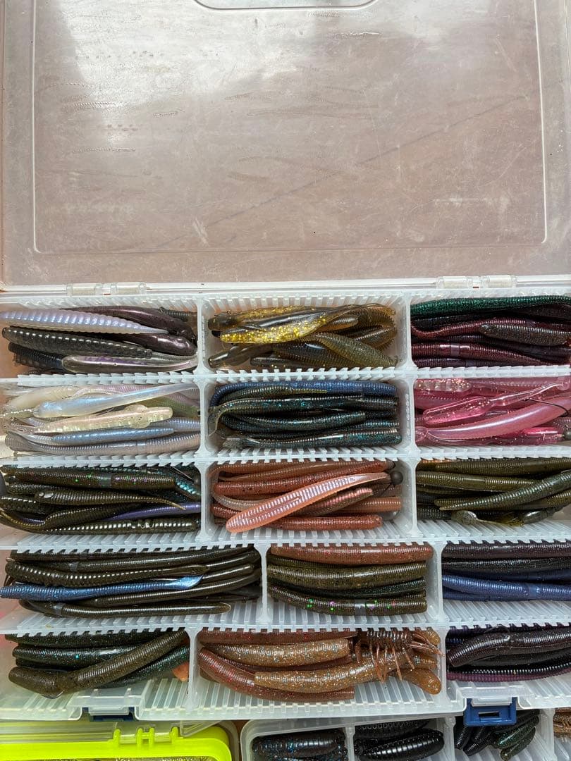 ソフトルアーワームセット 大量　バス釣り引退