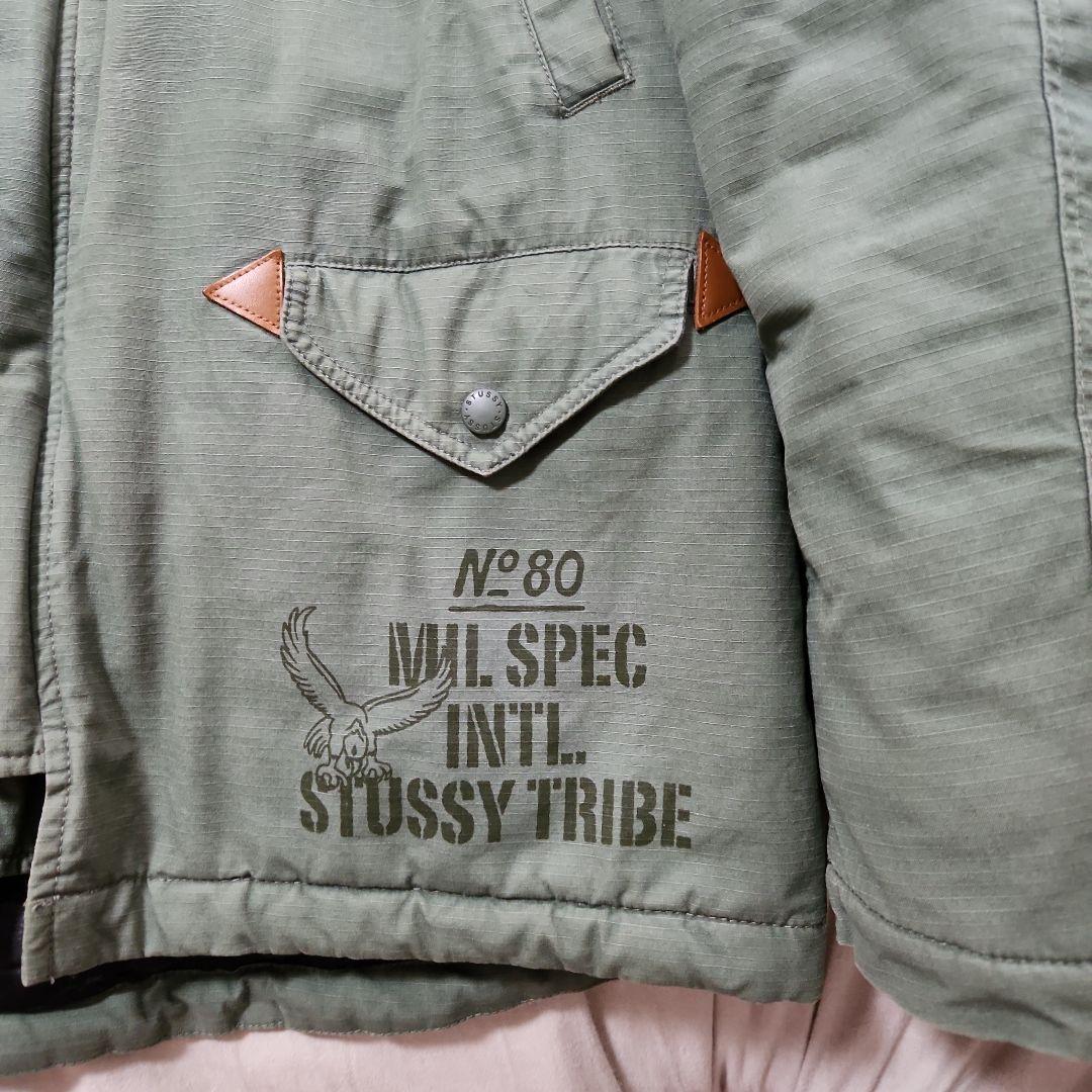 Stussy, L, オリーブグリーン、モッズコート
