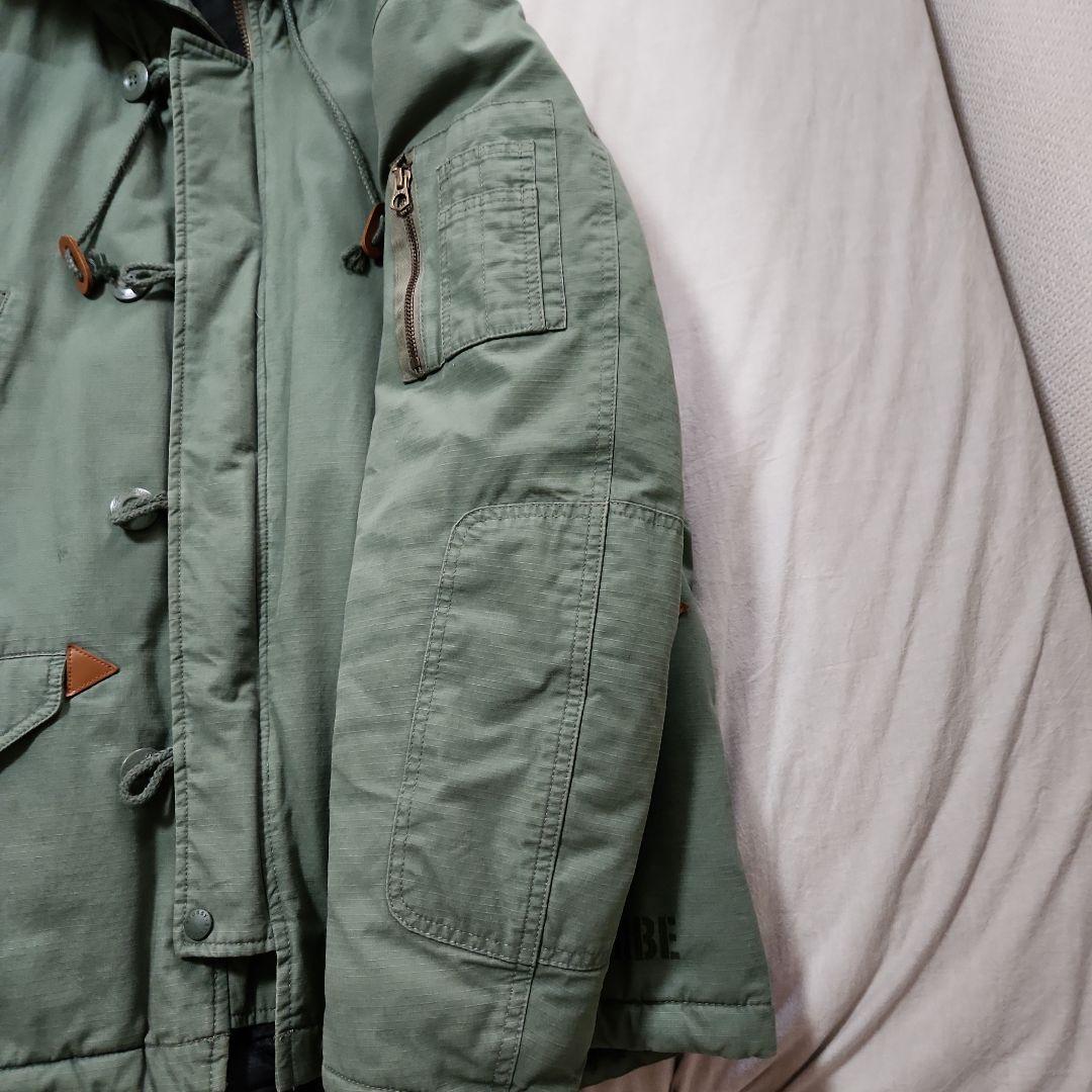 Stussy, L, オリーブグリーン、モッズコート