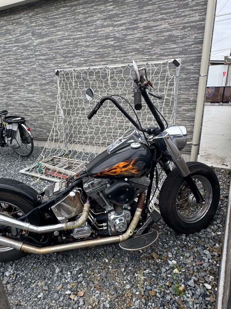 ハーレー　ソフテイル　ツインカム　書類無し　パーツ　部品取り　キャブ　車両ごと