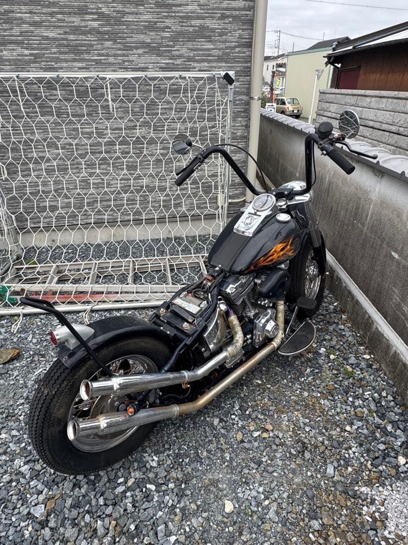 ハーレー　ソフテイル　ツインカム　書類無し　パーツ　部品取り　キャブ　車両ごと
