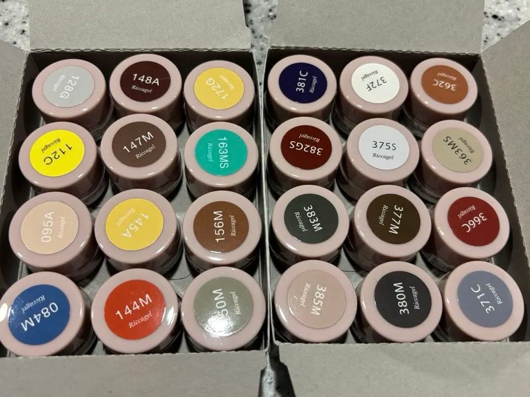 kakosan　　リッカジェル カラージェル　新品のみ77個　見本チップ付