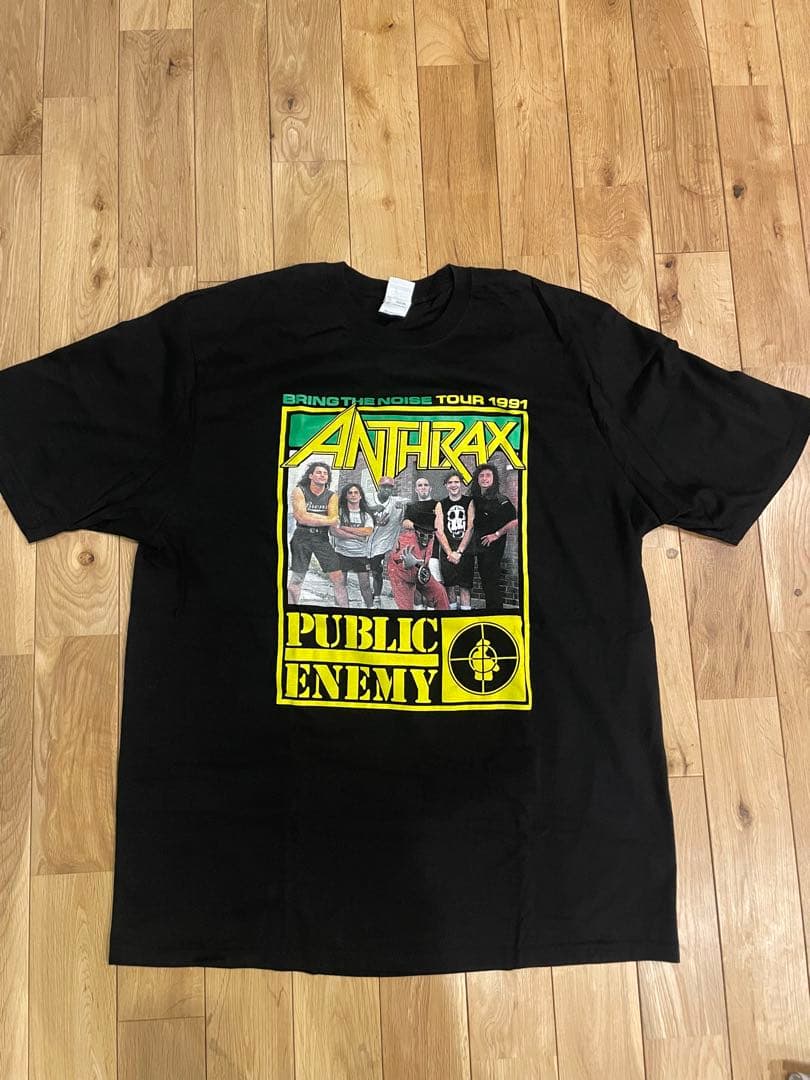 (2XL)ANTHRAX×PUBLICENEMY バンド　Tシャツ